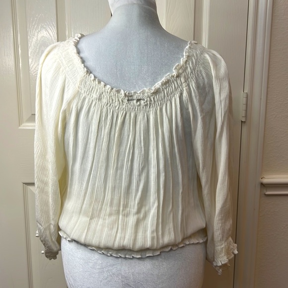 Pheasant Blouse long sleeve elastic at the neck waist sleeve - Picture 6 of 9